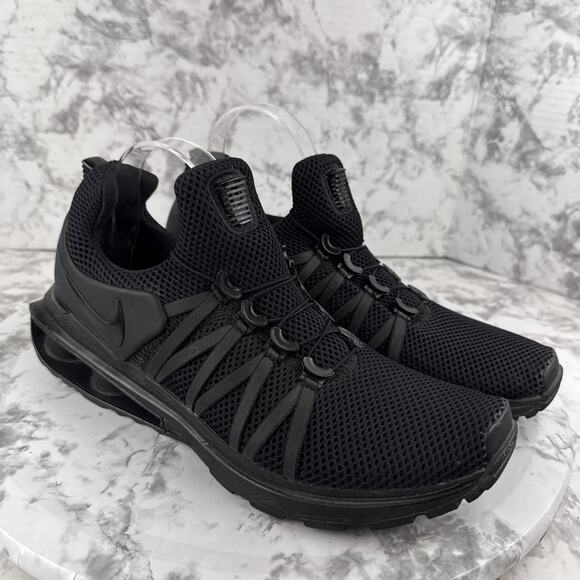 Nike Shox Gravity Sneaker Shoes Mens Size 12 Black/Black Running Basketball - Picture 1 of 8